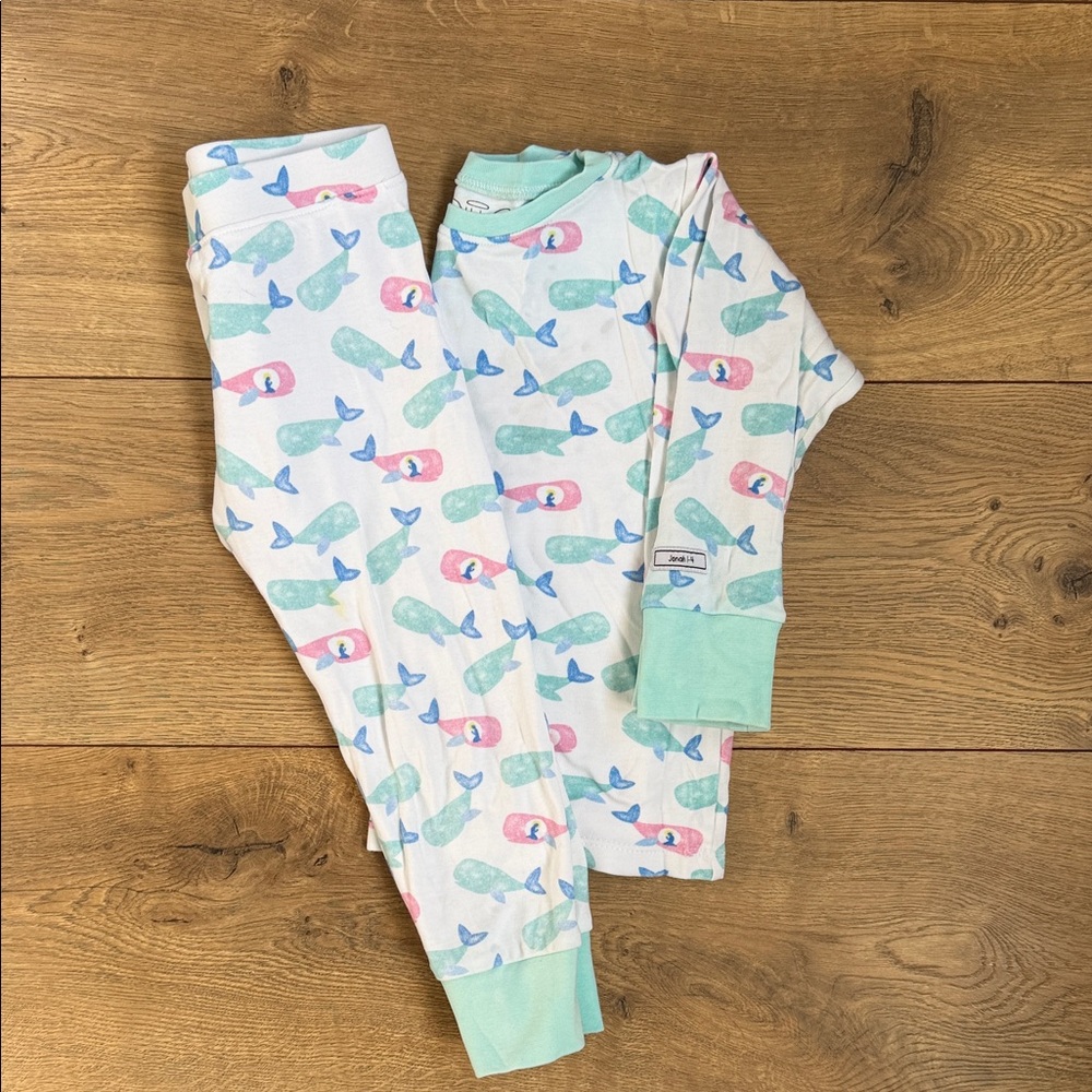 Holy Pals Noah's Ark Bamboo Viscose Pajama Set | Blue | Size 4